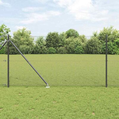 vidaXL Fence with Posts - Garden, Balcony, Modern vidaXL Fence with Posts - Garden, Balcony, Modern