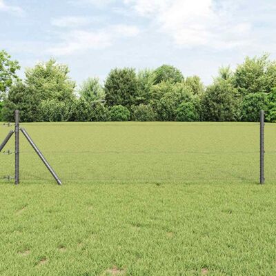 Vidaxl - Gray Hexagonal Steel Fence 0.4x100 m - Fencing Vidaxl - Gray Hexagonal Steel Fence 0.4x100 m - Fencing