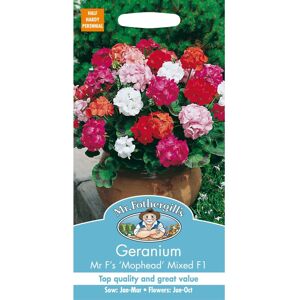 Mr Fothergill's Mr Fothergills - Pictorial Packet - Flower - Geranium Mr F's Mophead Mixed F1 - Mr Fothergill's Mr Fothergills - Pictorial Packet - Flower - Geranium Mr F's Mophead Mixed F1 -