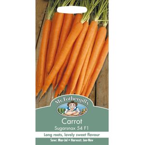 Mr Fothergill's Mr Fothergills - Pictorial Packet - Vegetable - Carrot - Sugarsnax 54 F1 - 500 S Mr Fothergill's Mr Fothergills - Pictorial Packet - Vegetable - Carrot - Sugarsnax 54 F1 - 500 S