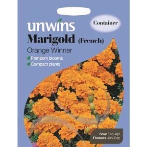Unwins Grow Your Own Marigold French Orange Winner Flower Seeds Unwins Grow Your Own Marigold French Orange Winner Flower Seeds