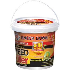 Doff Knockdown Super Strength Glyphosate Weed Killer - 10 x 100ml - Kills Weeds Doff Knockdown Super Strength Glyphosate Weed Killer - 10 x 100ml - Kills Weeds
