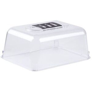 Stewart Garden Propagator Cover - Clear, Fits 22cm Tray, Adjustable Ventilation Stewart Garden Propagator Cover - Clear, Fits 22cm Tray, Adjustable Ventilation