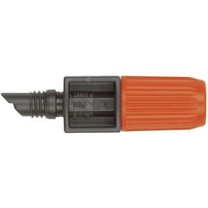 Gardena 1391-20 Micro-Drip System Adjustable Endline Drip Head, Black/Orange, Ad Gardena 1391-20 Micro-Drip System Adjustable Endline Drip Head, Black/Orange, Ad