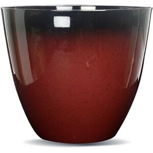 Unbranded Gr8 Garden Large Round Glazed-Effect Egg Cup Planter - Red Patio Flower Pot Unbranded Gr8 Garden Large Round Glazed-Effect Egg Cup Planter - Red Patio Flower Pot
