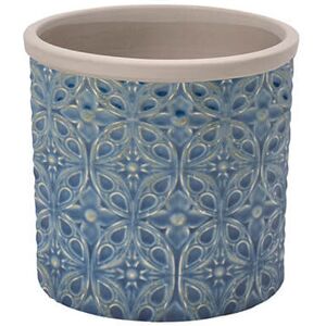 Burgon & Ball Glazed Pot Porto Small Dark Blue Burgon & Ball Glazed Pot Porto Small Dark Blue