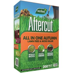 Westland Aftercut All in One Autumn Lawn Feed & Moss Killer, Durable, 7kg Box- 200m2 Area Westland Aftercut All in One Autumn Lawn Feed & Moss Killer, Durable, 7kg Box- 200m2 Area