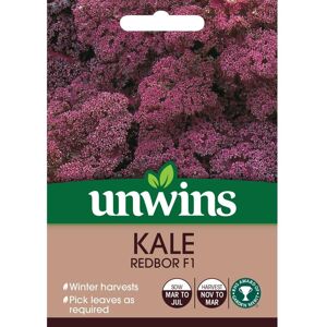 Unwins Grow Your Own Kale Redbor F1 Winter Harvest Vegetable Seeds Unwins Grow Your Own Kale Redbor F1 Winter Harvest Vegetable Seeds