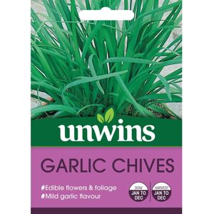 Unwins Grow Your Own Mild Flavoured Garlic Chives Herb Seeds Unwins Grow Your Own Mild Flavoured Garlic Chives Herb Seeds