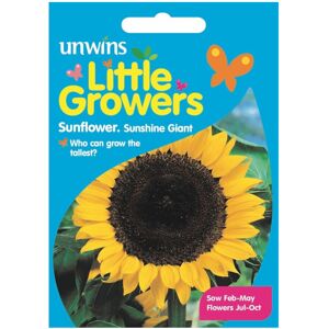 Unwins Grow Your Own Little Growers Giant Sunflower Flower Seeds Unwins Grow Your Own Little Growers Giant Sunflower Flower Seeds