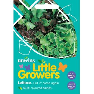Unwins Grow Your Own Little Growers Lettuce Cut n Come Again Veg Seeds Unwins Grow Your Own Little Growers Lettuce Cut n Come Again Veg Seeds