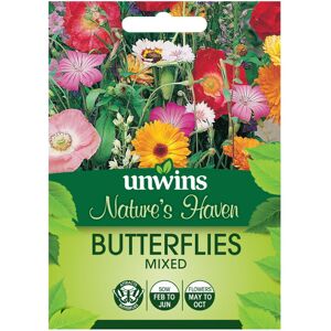 Unwins Grow Your Own Natures Haven Butterflies Mixed Flower Seeds Unwins Grow Your Own Natures Haven Butterflies Mixed Flower Seeds