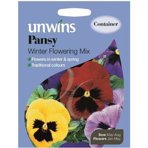Unwins Grow Your Own Little Growers Pansy Winter Flowering Mix Flower Seeds Unwins Grow Your Own Little Growers Pansy Winter Flowering Mix Flower Seeds