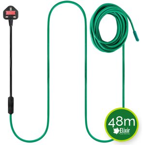 Elixir Garden Supplies (48m Soil Cable) Low Energy Soil Warming Cable & Thermostats for Propagators/Gre Elixir Garden Supplies (48m Soil Cable) Low Energy Soil Warming Cable & Thermostats for Propagators/Gre