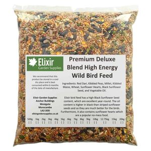 Elixir Garden Supplies (Bag, 10kg) Elixir Gardens Wild Bird Food High Energy Seed Mix