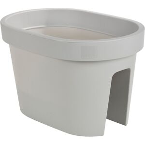 URBN Living (2X Grey, Oval) Flower Bridge Hanging Planter Pot Balcony Decking URBN Living (2X Grey, Oval) Flower Bridge Hanging Planter Pot Balcony Decking