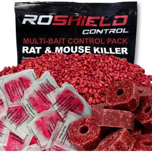 Roshield Rat & Mouse Rodent Control Multi-Pack Starter Rodenticide Kit (All 3 Ba Roshield Rat & Mouse Rodent Control Multi-Pack Starter Rodenticide Kit (All 3 Ba