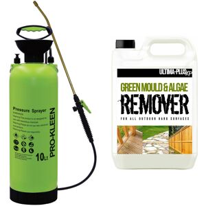 Pro-Kleen (Ultima Plus XP Patio Cleaner 1 x 5L) Garden Sprayer 10L Pump Action Patio Clean Pro-Kleen (Ultima Plus XP Patio Cleaner 1 x 5L) Garden Sprayer 10L Pump Action Patio Clean