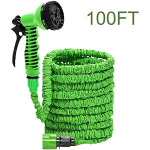 Autofather (Green, 100FT) Expandable Garden & Carwash Magic Hose Pipe Spray Gun Autofather (Green, 100FT) Expandable Garden & Carwash Magic Hose Pipe Spray Gun