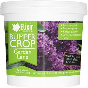 Elixir Garden Supplies (Tub, 15kg) Elixir Gardens Bumper Crop Garden Lime Fix Soil pH 1kg - 25k Elixir Garden Supplies (Tub, 15kg) Elixir Gardens Bumper Crop Garden Lime Fix Soil pH 1kg - 25k