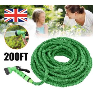 Unbranded 200FT Expandable Garden Hose Pipe Spray Gun Flexible Expanding Pipes Unbranded 200FT Expandable Garden Hose Pipe Spray Gun Flexible Expanding Pipes