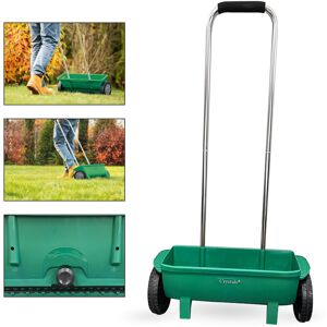 Denny International 12 Litre Garden Lawn Seed Fertiliser Spreader For Grass Plant Soil Weed Salt Gri Denny International 12 Litre Garden Lawn Seed Fertiliser Spreader For Grass Plant Soil Weed Salt Gri