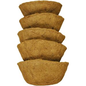 Selections Pack of 5 Round Coco Hanging Basket Planter Liner (25cm) Selections Pack of 5 Round Coco Hanging Basket Planter Liner (25cm)