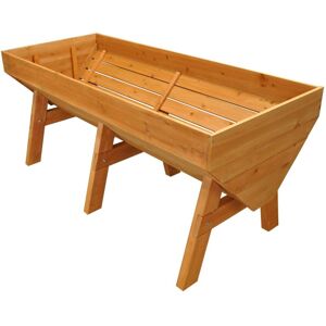 Selections Veg-Trough Large Wooden Raised Vegetable Bed Planter Selections Veg-Trough Large Wooden Raised Vegetable Bed Planter