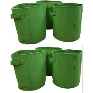 Selections Potato & Vegetable Planter Grow Bags (Set of 6) Non Woven Fabric Pots Selections Potato & Vegetable Planter Grow Bags (Set of 6) Non Woven Fabric Pots