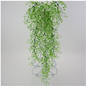 Unbranded (White Green) Artificial Fake Hanging Basket Flower Vine Plant Admiralty Wall D Unbranded (White Green) Artificial Fake Hanging Basket Flower Vine Plant Admiralty Wall D