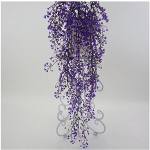 Unbranded (Purple) Artificial Fake Hanging Basket Flower Vine Plant Admiralty Wall Decor O Unbranded (Purple) Artificial Fake Hanging Basket Flower Vine Plant Admiralty Wall Decor O