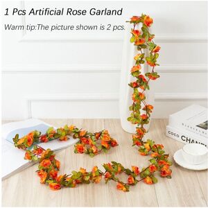 Unbranded (Orange) 45 Head Artificial Flowers Autumn Small Peony Ivy Leaf Vine Fake Plant Unbranded (Orange) 45 Head Artificial Flowers Autumn Small Peony Ivy Leaf Vine Fake Plant
