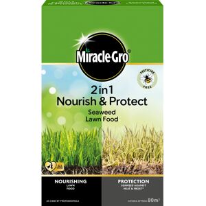 Miracle-Gro Seaweed Lawn Food Nourish Protect 2 In 1 Lawn Care 1.2kg Miracle-Gro Seaweed Lawn Food Nourish Protect 2 In 1 Lawn Care 1.2kg