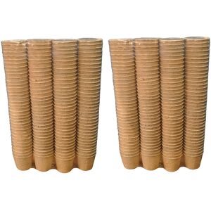 Selections 288 x 5cm Eco Round Fibre Biodegradable and Compostable Plant Pots Selections 288 x 5cm Eco Round Fibre Biodegradable and Compostable Plant Pots