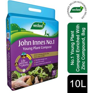 Westland John Innes No.1 Young Plant Compost Enriched With Zinc Compound, 10L Westland John Innes No.1 Young Plant Compost Enriched With Zinc Compound, 10L