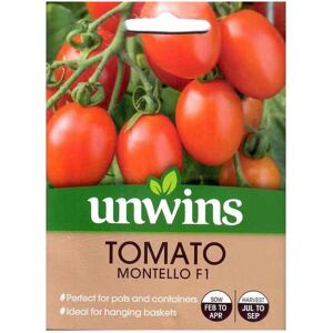 Unwins Grow Your Own Easy Vegetables Summer Tomato Montello F1 Seeds Unwins Grow Your Own Easy Vegetables Summer Tomato Montello F1 Seeds