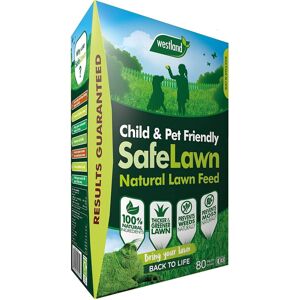 Westland SafeLawn Child & Pet Friendly Natural Lawn Feed with Grass Seed – 80 m2 Westland SafeLawn Child & Pet Friendly Natural Lawn Feed with Grass Seed – 80 m2
