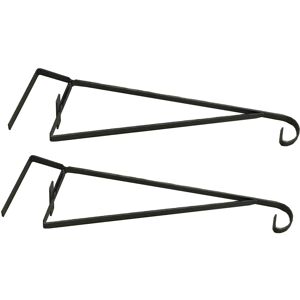 Selections Hanging Basket Brackets for Wooden Fence Panels (Set of 2) Selections Hanging Basket Brackets for Wooden Fence Panels (Set of 2)
