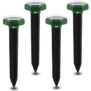 Jokresty Solar Mole Repellent,4 Pack Mole Repellent Ultrasonic,Sonic Mole Repeller With W Jokresty Solar Mole Repellent,4 Pack Mole Repellent Ultrasonic,Sonic Mole Repeller With W