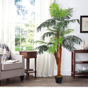 Living And Home 150CM Garden Artificial Palm Tree Fake Plant in Pot Living And Home 150CM Garden Artificial Palm Tree Fake Plant in Pot