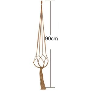 GreenZech (90cm) Pot Holder Macrame Plant Hanger Hanging Planter Basket Braided Rope Garde GreenZech (90cm) Pot Holder Macrame Plant Hanger Hanging Planter Basket Braided Rope Garde