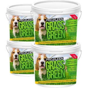 Pro-Kleen (4 x 2.5KG) Lawn Feed Fertiliser Food Grass Green Nutrients Pro-Kleen (4 x 2.5KG) Lawn Feed Fertiliser Food Grass Green Nutrients