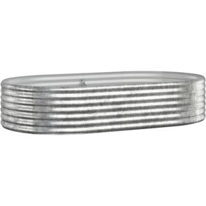 (silver, 175 x 100 x 36 cm) vidaXL Garden Planter Patio Flower Pot Raised Garden (silver, 175 x 100 x 36 cm) vidaXL Garden Planter Patio Flower Pot Raised Garden
