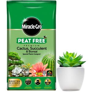 Miracle-Gro Miracle Gro Cactus Succulent Bonsai Compost Vital Mineral Pot Soil 10L Miracle-Gro Miracle Gro Cactus Succulent Bonsai Compost Vital Mineral Pot Soil 10L