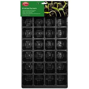 Ambassador Pack of 5 small 24 Cell Seed Tray Insert Seedling Starter Trays Ambassador Pack of 5 small 24 Cell Seed Tray Insert Seedling Starter Trays