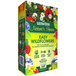 Unwins Nature's Haven Easy Garden All in 1 Wildflower Mix Flowers Seeds 1.2kg Unwins Nature's Haven Easy Garden All in 1 Wildflower Mix Flowers Seeds 1.2kg