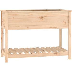 Maisonchic Pine Wood Garden Planter with Shelf - Garden Type Maisonchic Pine Wood Garden Planter with Shelf - Garden Type