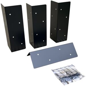 Selections Metal Raised Garden Vegetable Bed Corner Brackets (Pack of 4) Selections Metal Raised Garden Vegetable Bed Corner Brackets (Pack of 4)