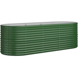 VidaXL Garden Planter - 224x80x68 cm - Green - Garden Bed VidaXL Garden Planter - 224x80x68 cm - Green - Garden Bed