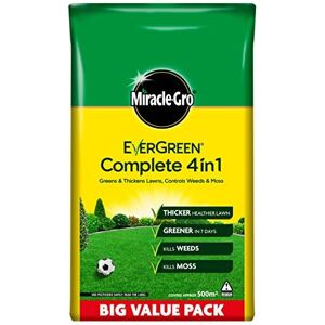 Miracle-Gro Evergreen Complete 4-in-1 Lawn Food, Weed & Moss Control, 500 m2 Miracle-Gro Evergreen Complete 4-in-1 Lawn Food, Weed & Moss Control, 500 m2